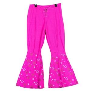 Barbie Costume Pants Sz L‎ Flare Cosplay Glam Party Outfit Dress Up Trend Y2K